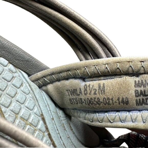 Baretraps Twila Crisscross Rebound Technology Sandals Blue/Gray/Pink Size 8.5 - Picture 6 of 6